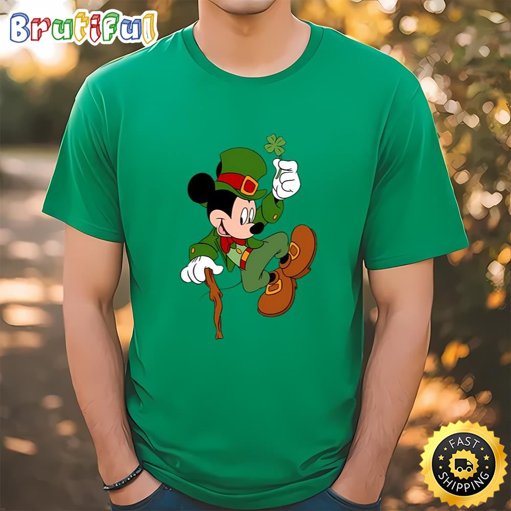 Funny Sorcerer Mickey Mouse Disney St Patricks Day Shirt Tshirt