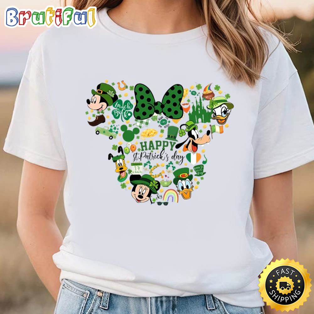 Happy Disney Couple Saint Patricks Day Shirt Tshirt