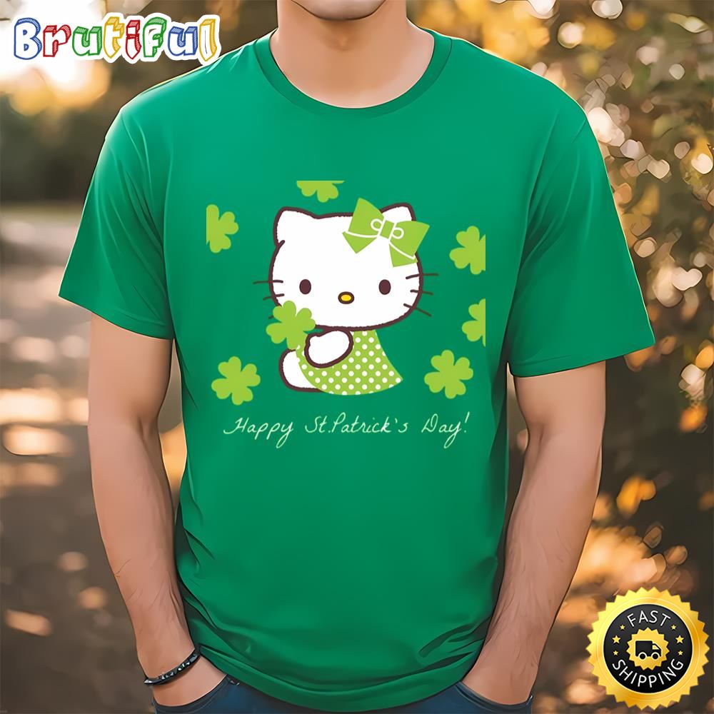 Happy St. Patrick’s Day Hello Kitty Shirt t shirt