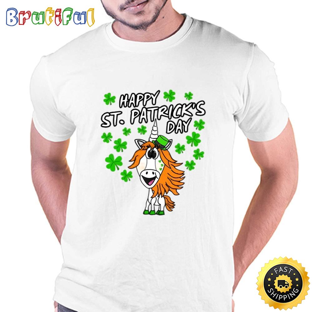 Happy St. Patrick’s Day Unicorn Irish Shamrocks T Shirt t shirt