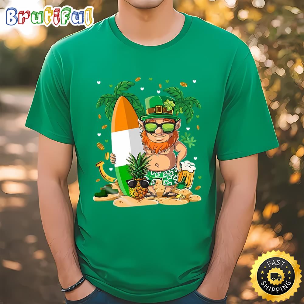 Happy St Patrick’s Day Leprechaun Hawaii Shirt Tshirt