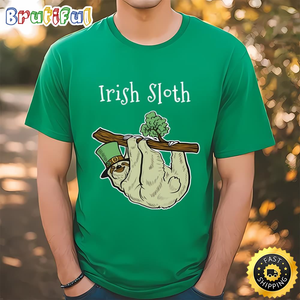 Irish Sloth Shirt St. Patricks Day Drinking Shirt t shirt