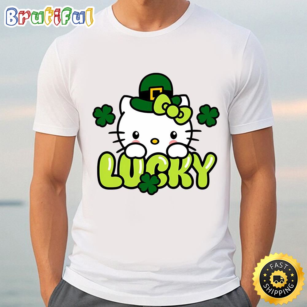 Lucky Hello Kitty St Patrick Day Shirt Kitty Tshirt