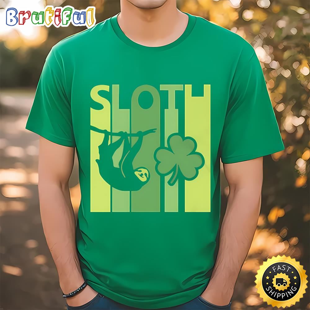 Lucky Sloth St Patrick’s Day Irish Vintage T Shirt t shirt