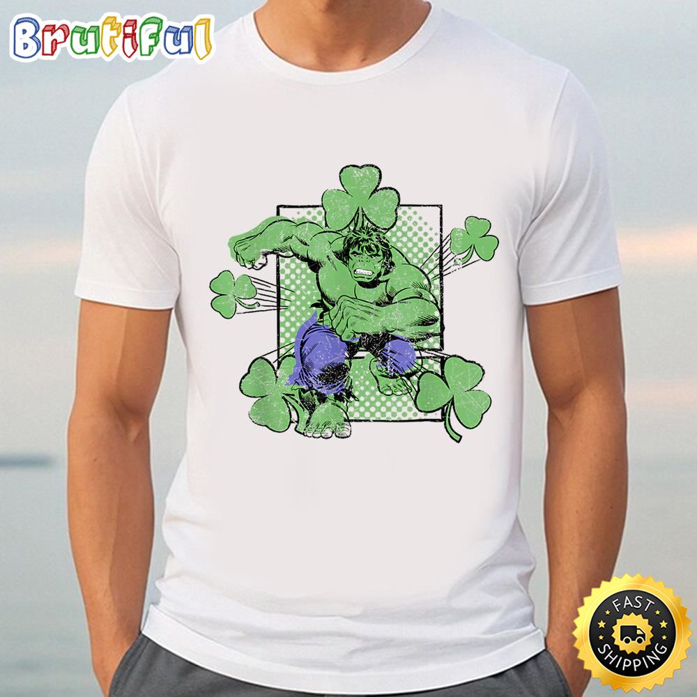 Marvel Incredible Hulk St. Patrick’s Day Shamrock T Shirt t shirt
