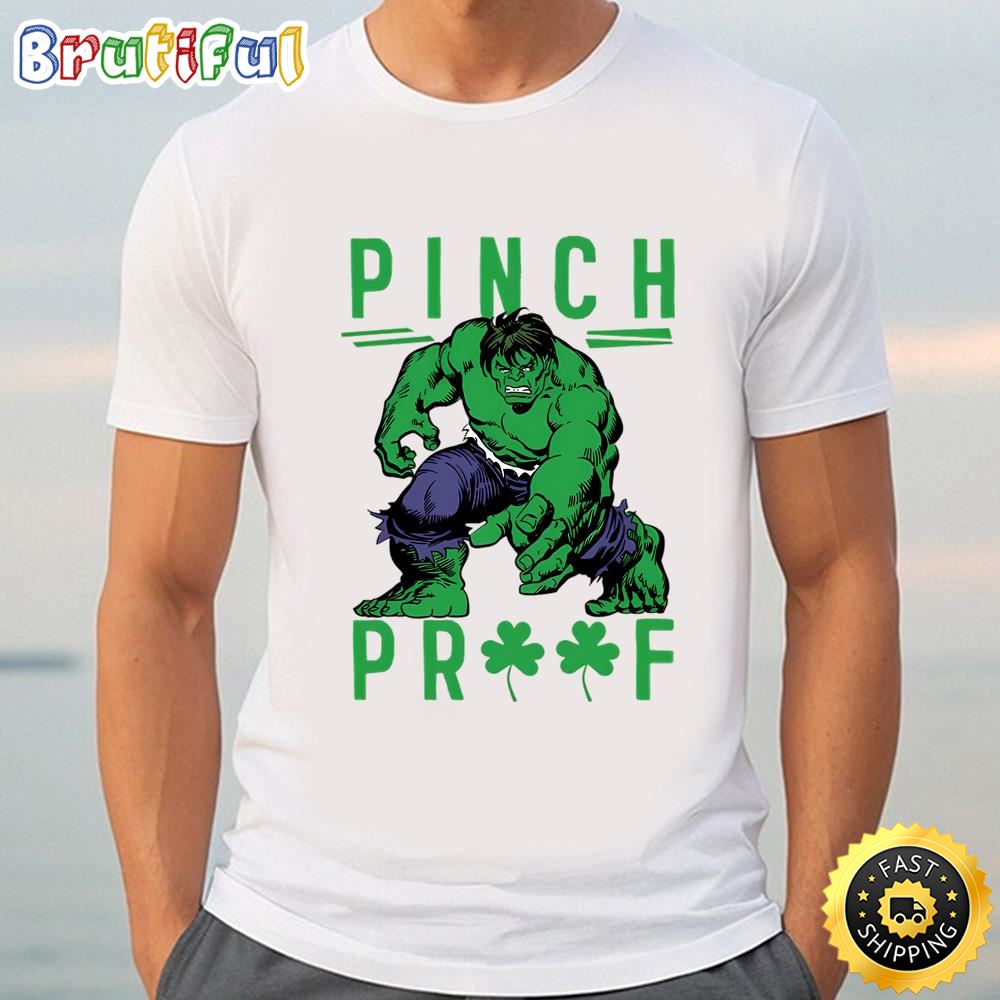 Marvel St. Patrick’s Day Pinch Proof Clover Hulk T Shirt Tshirt
