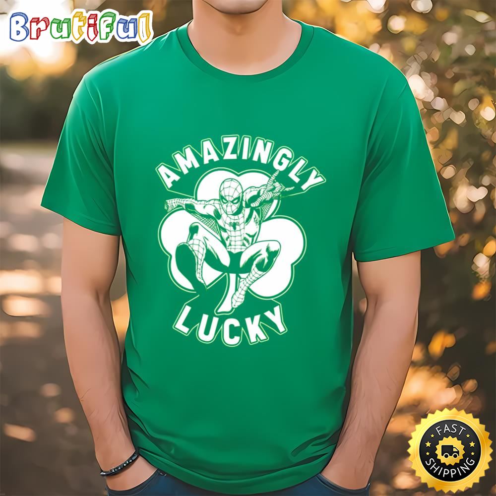 Marvel St. Patrick’s Day Spider Man Lucky Shirt Tee