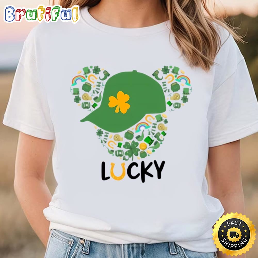 Mickey St Patrick, Disney St Patricks Day Shirt Tee