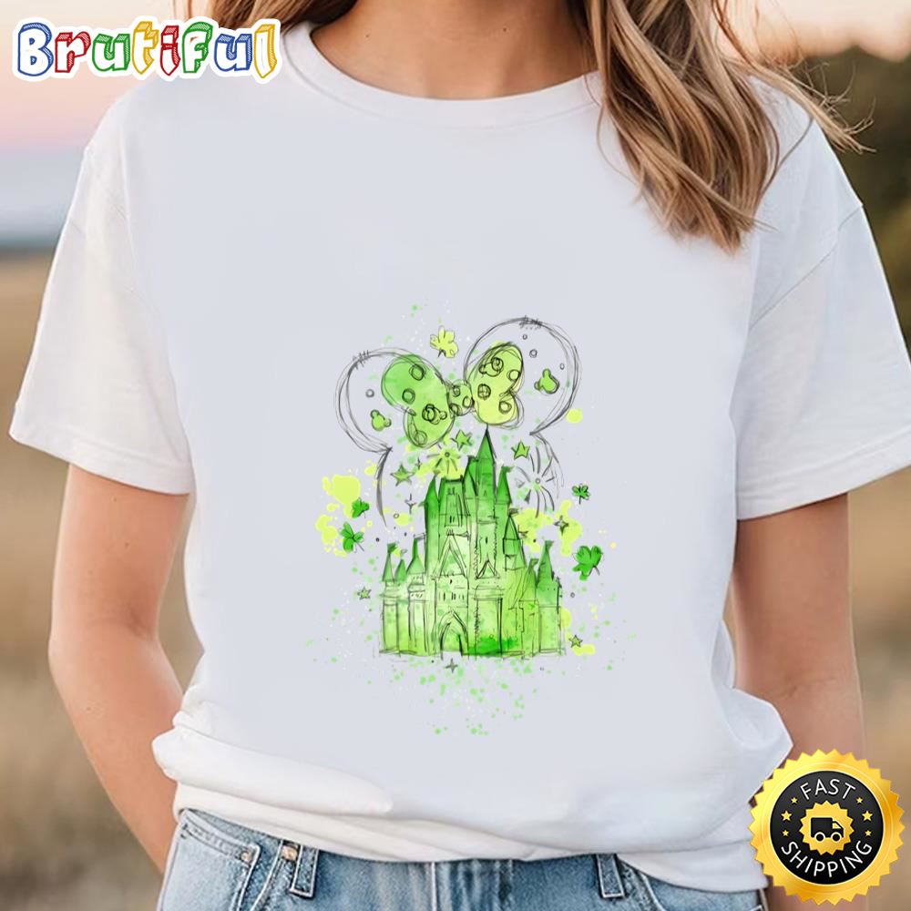 Minnie Mouse St. Patrick’s Day Castle Shirt Tshirt