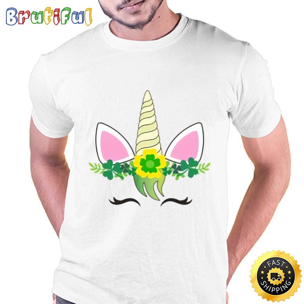 Rainbow Unicorn St Patricks Day Leprechaun Lepricorn T Shirt Tee