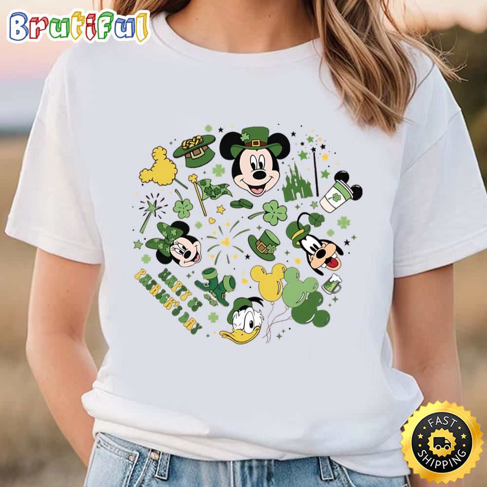Disney Retro St Patricks Day Mickey And Friends St Patricks DayShirt oie1np.jpg