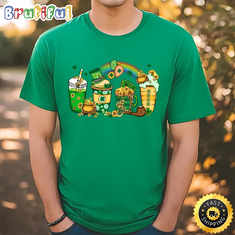 Saint Patrick’s Day Coffee T Shirt Tee