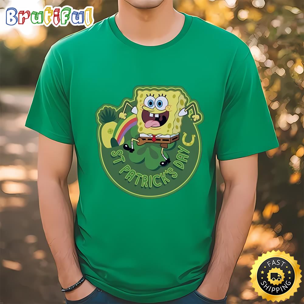 Spongebob SquarePants St. Patrick’s Day T Shirt Tshirt