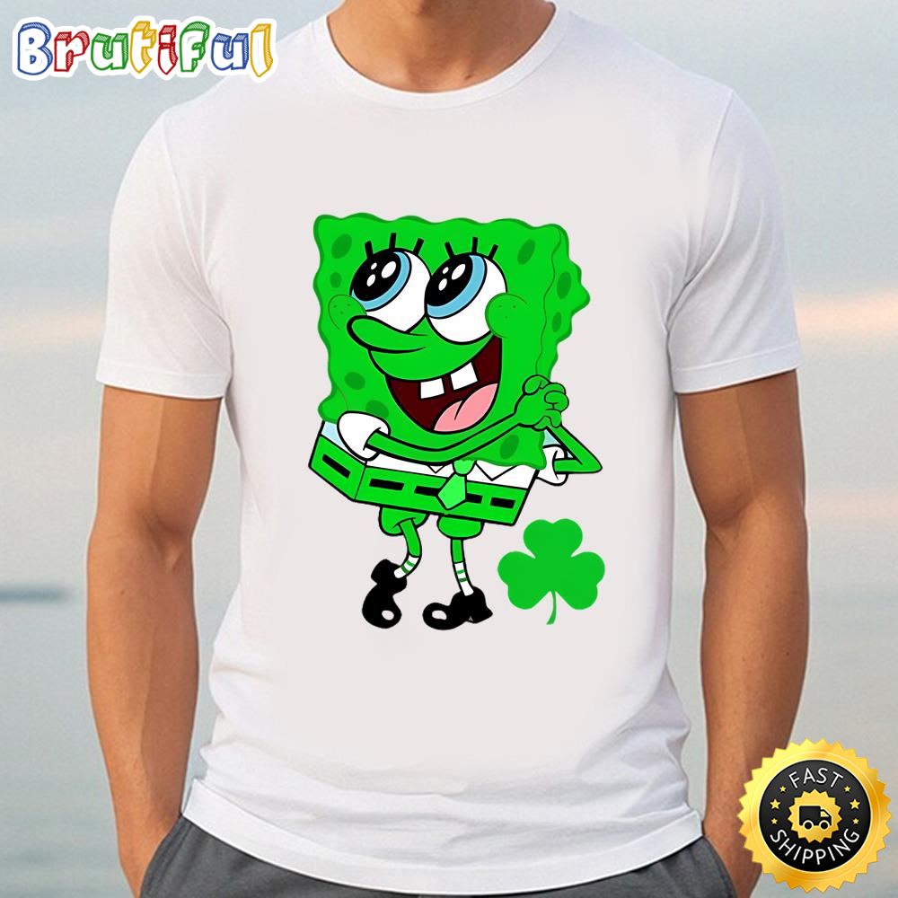 Spongebob Squarepants St. Patrick’s Day Shirt Tee