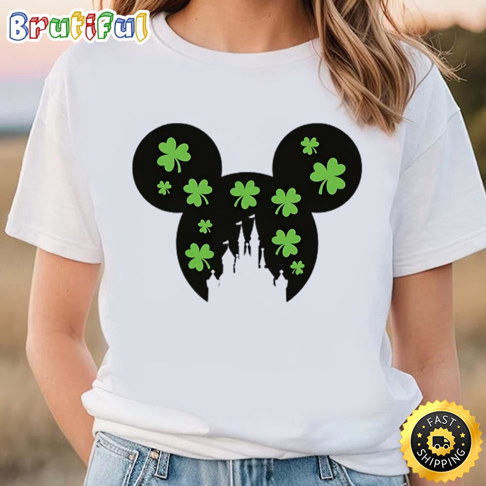 St. Patrick’s Day Mickey Disney Castle Shirts t shirt