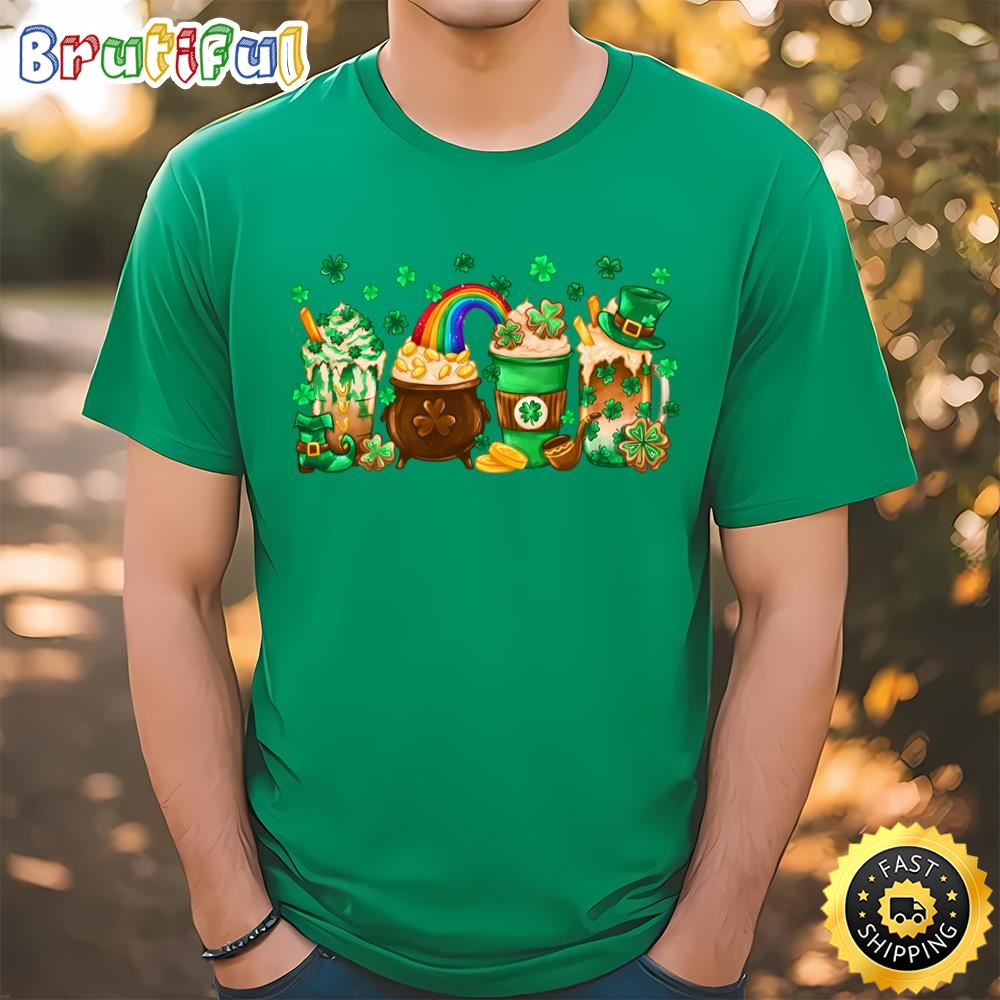 St. Patricks Day Coffee Lover T Shirt Tshirt