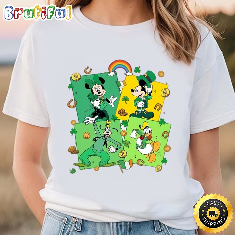 Disney St Patrick’s Day Shirt Mickey And Friends Lucky Vibes... t shirt