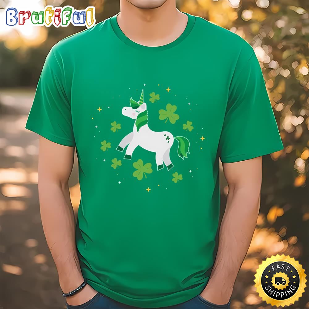 St Patrick’s Day Unicorn Lepricorn T Shirt Tee