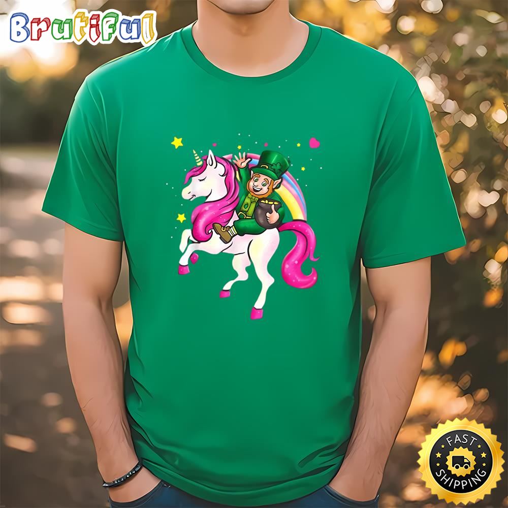 St Patricks Day Leprechaun Irish Unicorn Gift Shirt t shirt