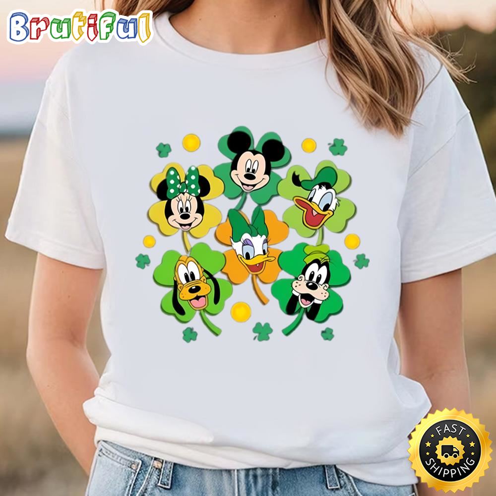 Disney St Patricks Day T Shirt, Lucky Mickey Shirt Tshirt