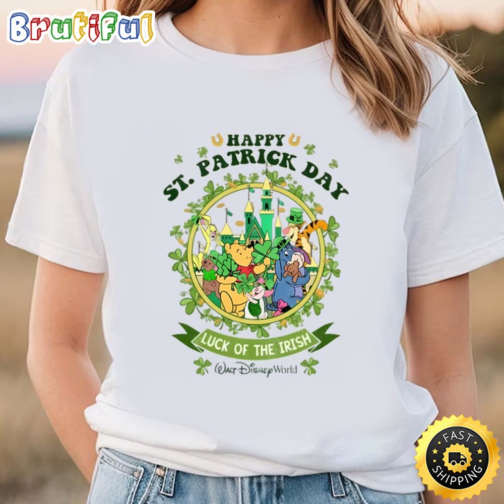 The Pooh Bear Happy St Patricks Day Shirt t shirt