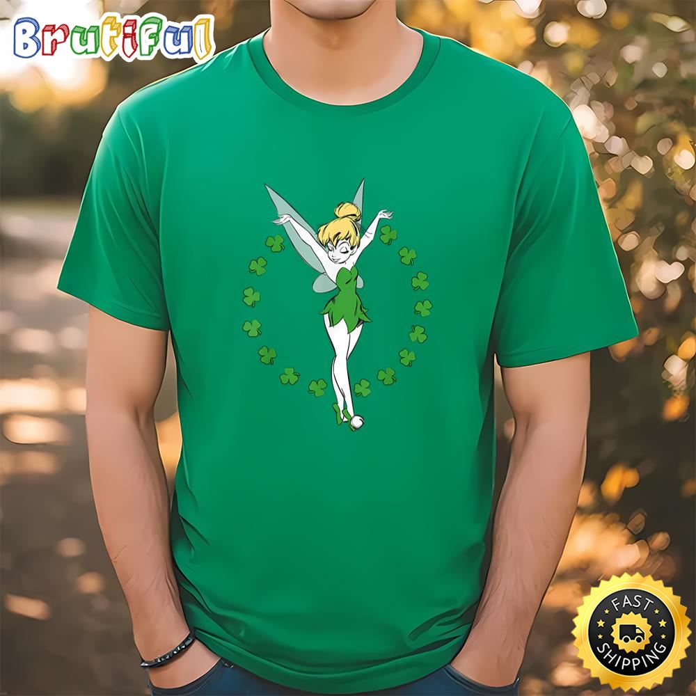 Disney Tinker Bell Ring Of Shamrocks St. Patrick’s Day T Shirt Tee