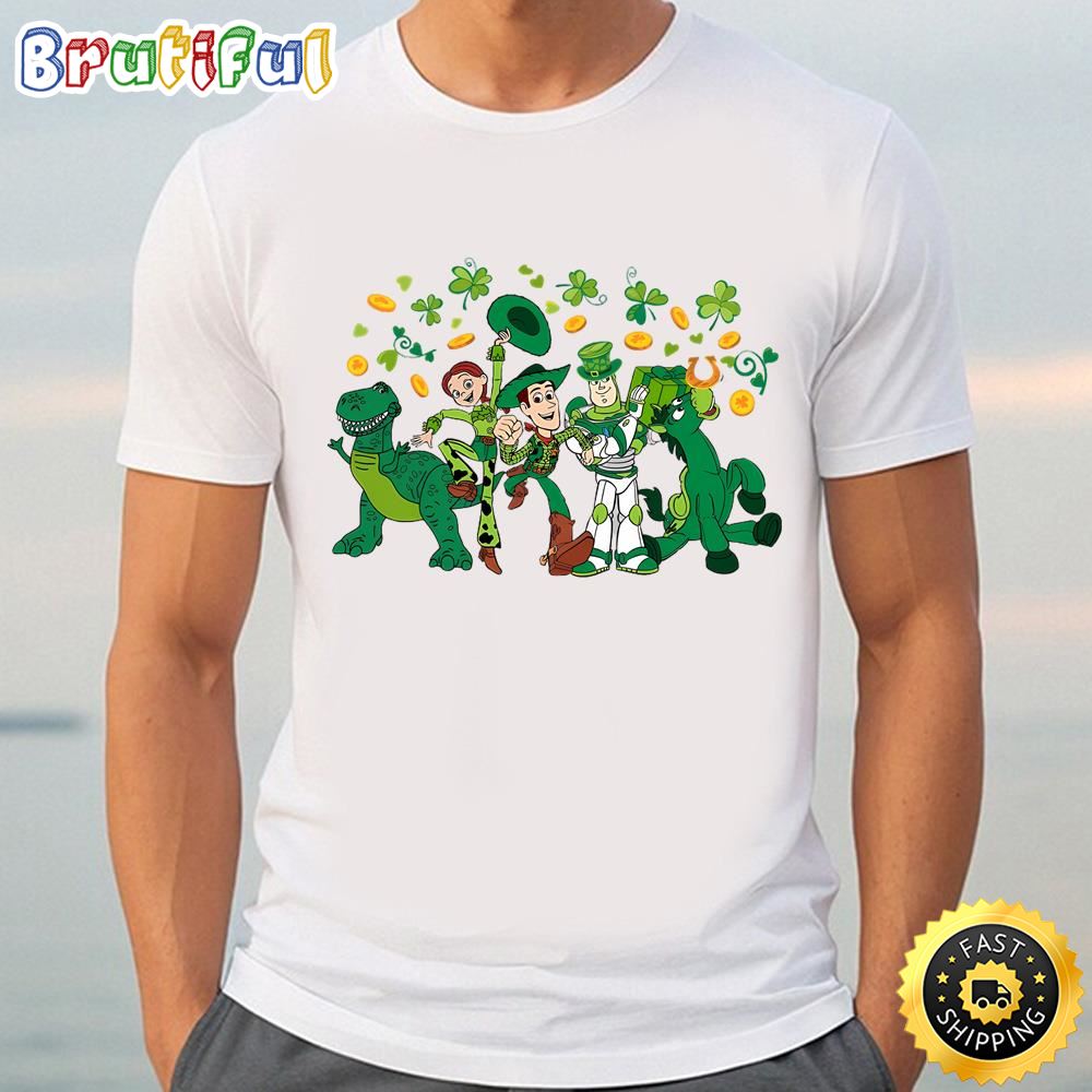 Toy Story Characters Saint Patrick T Shirt t shirt