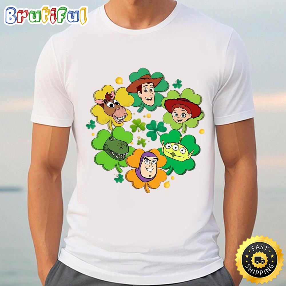 Toy Story Characters St Paddy’s Day Gifts For Him T Shirt Tee