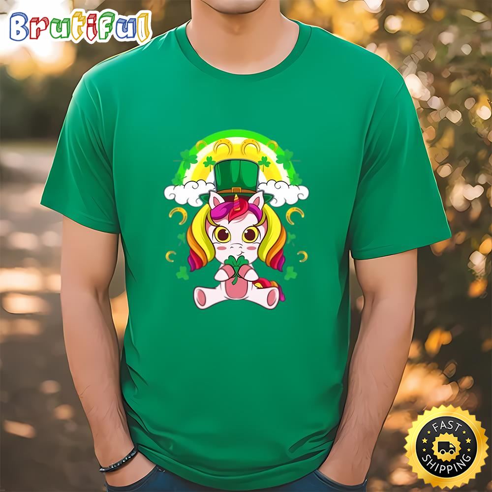 Unicorn Leprechaun St Patricks Day Irish T Shirt Tshirt