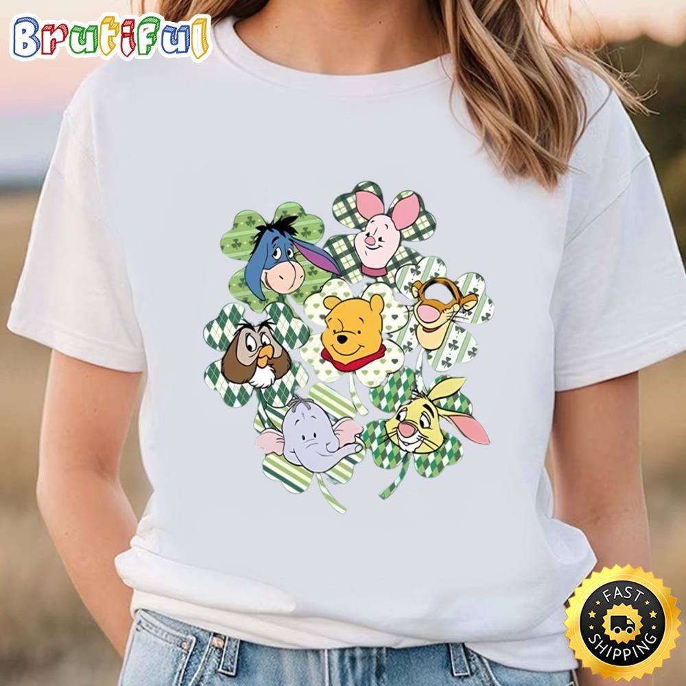 Winnie The Pooh Patrick’s Day Shirt, Winnie The Pooh Patricks Day... Tee