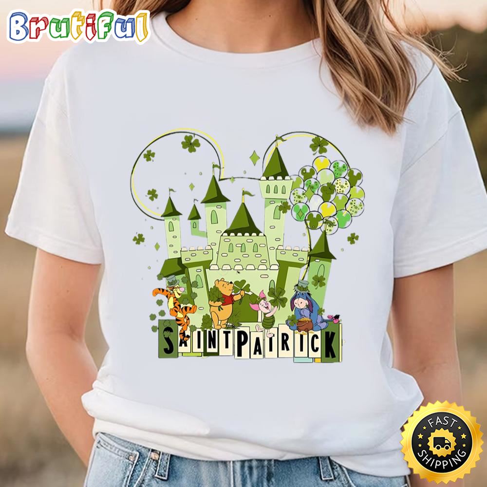Winnie The Pooh St Patricks Day T Shirt, Pooh And Friends Patrick... Tshirt