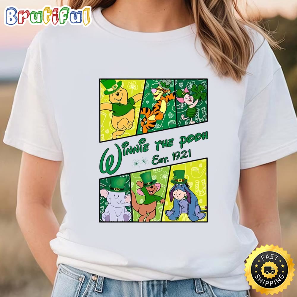 Winnie the Pooh St Patricks Day Shirt, Disney Happy St. Patricks... Tee