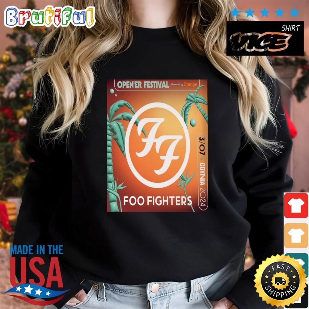 Foo Fighters At Opener Festival 3 July 2024 Shirt