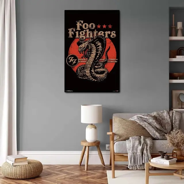Foo Fighters Poster Decorative Painting Canvas Poster Gift Wall Art Living Room Posters dayx5t.jpg