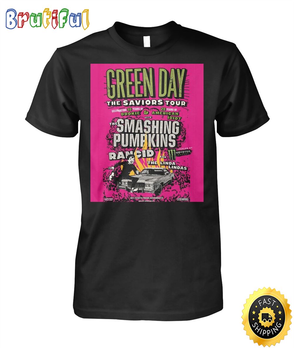 Green Day The Saviors Tour 2024 Shirt