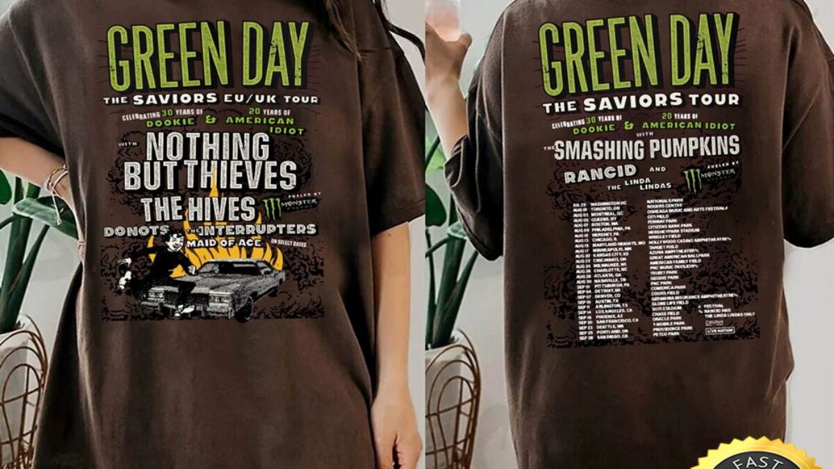 GREEN DAY Saviors tour限定 バンドT サッカーシャツ GREEN DAY Saviors tour限定 バンドT サッカーシャツ