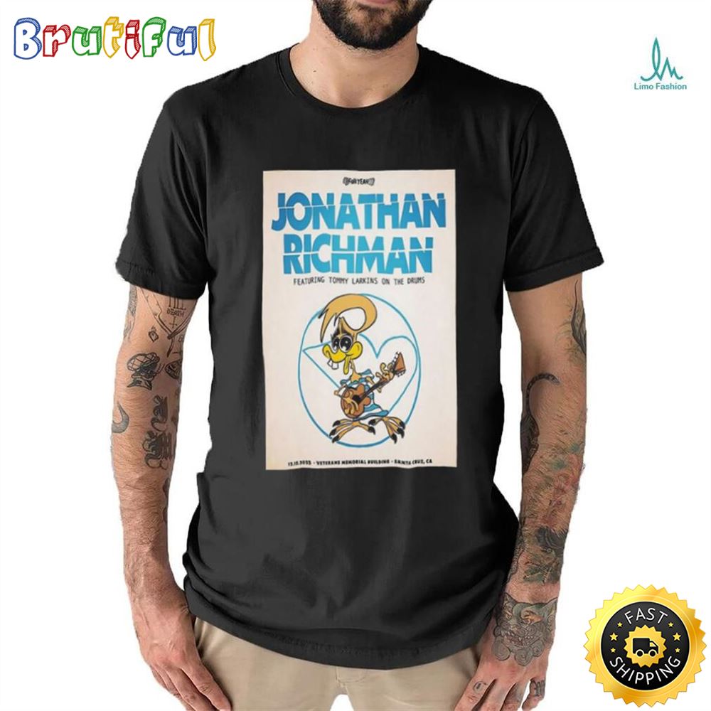 Jonathan Richman Dec 15, 2023 Santa Cruz, CA Poster shirt t shirt