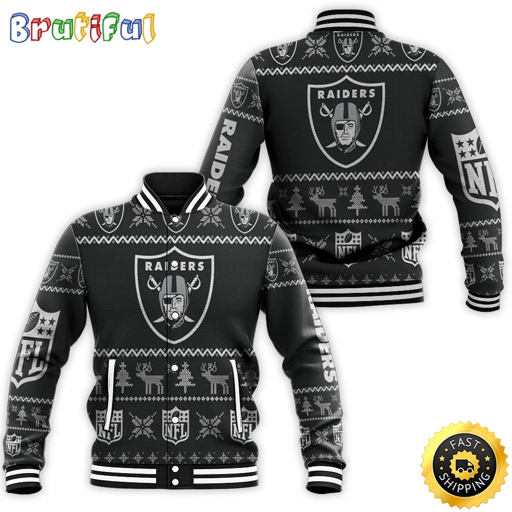 Las Vegas Raiders Baseball Jacket Ugly Sweatshirt Christmas sx4lpm.jpg
