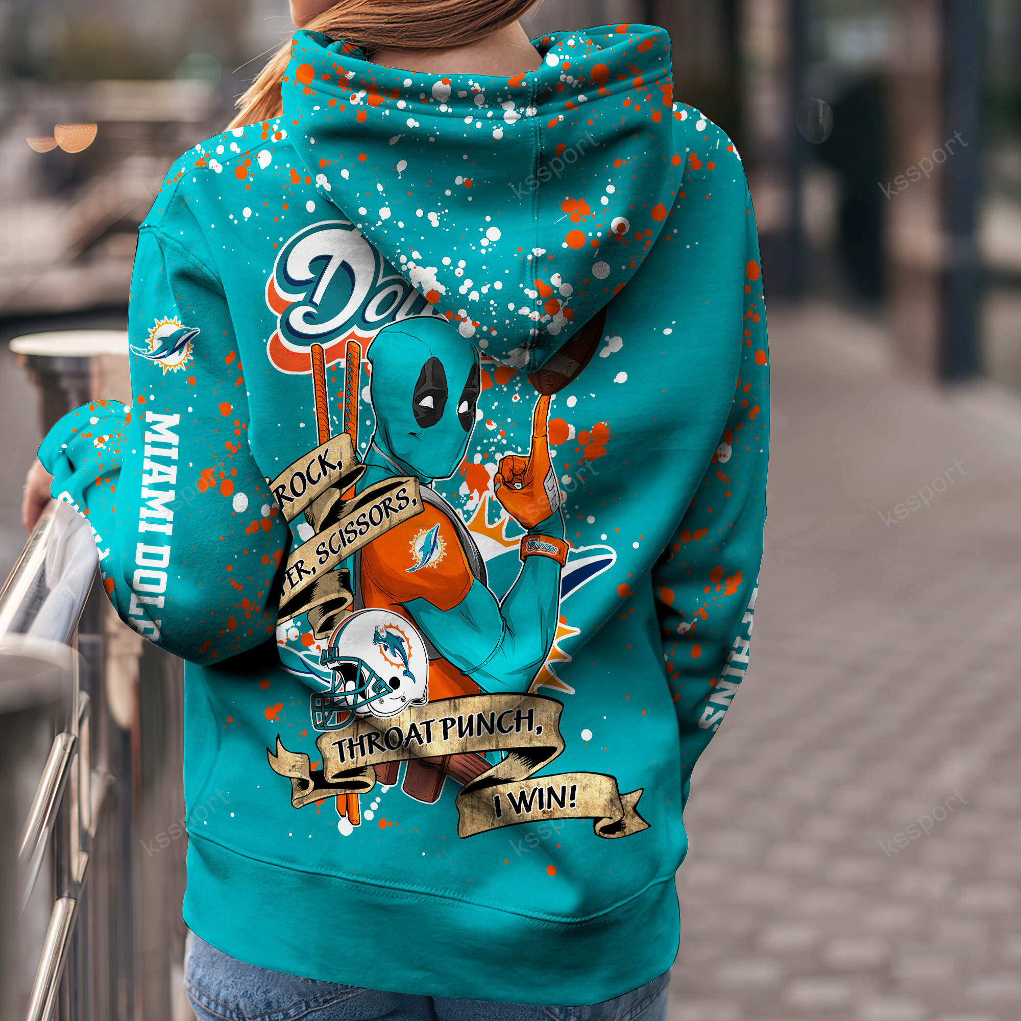 Miami Dolphins NFL Custom Hoodie Leggings 2