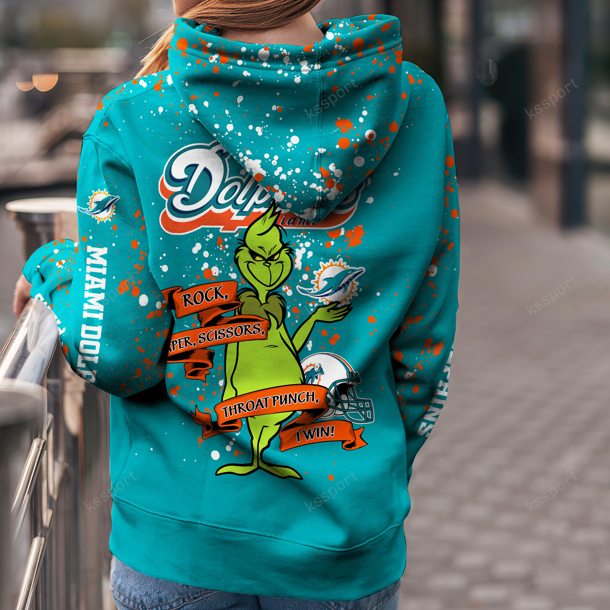 Miami Dolphins NFL Hoodie Leggings 2