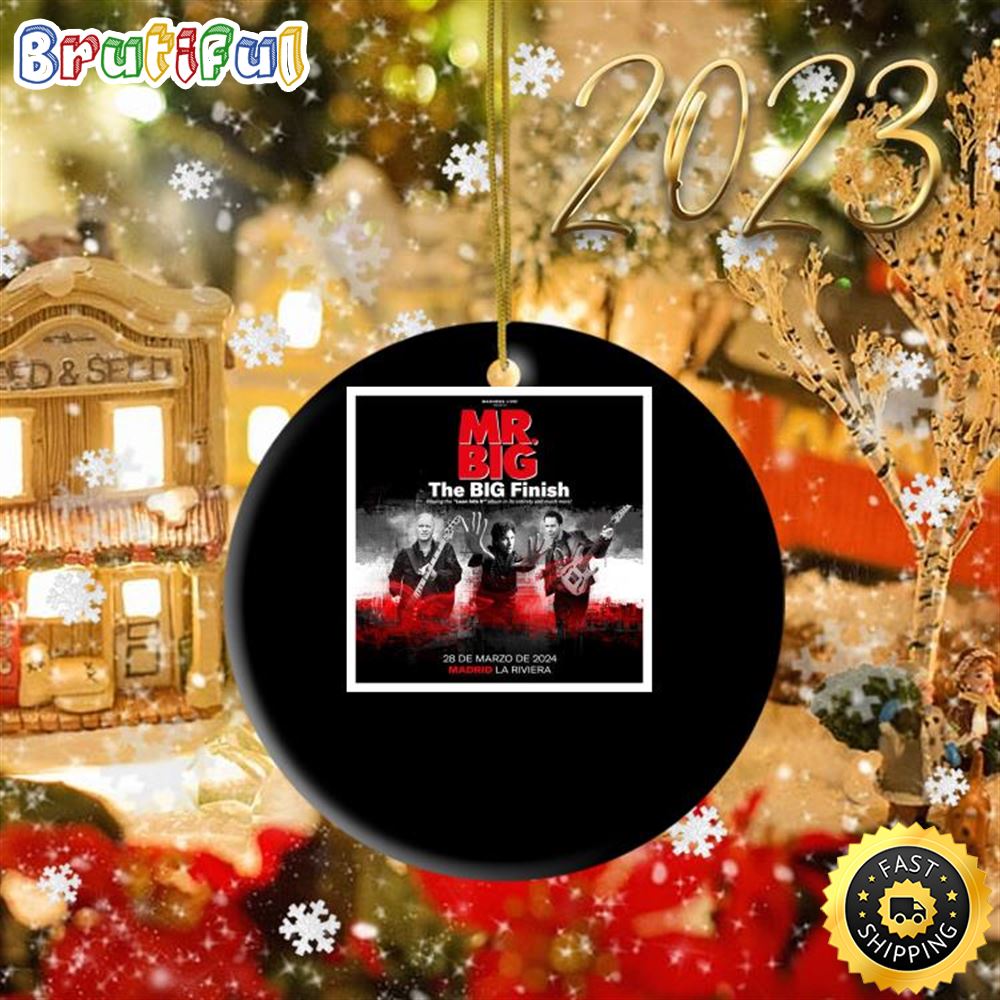 Mr. Big The Big Finish Tour 2024 Ornament