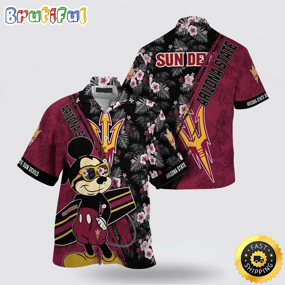 NCAA Arizona State Sun Devils Hawaiian Shirt Mickey And Floral Pattern 1 jhfj8p.jpg