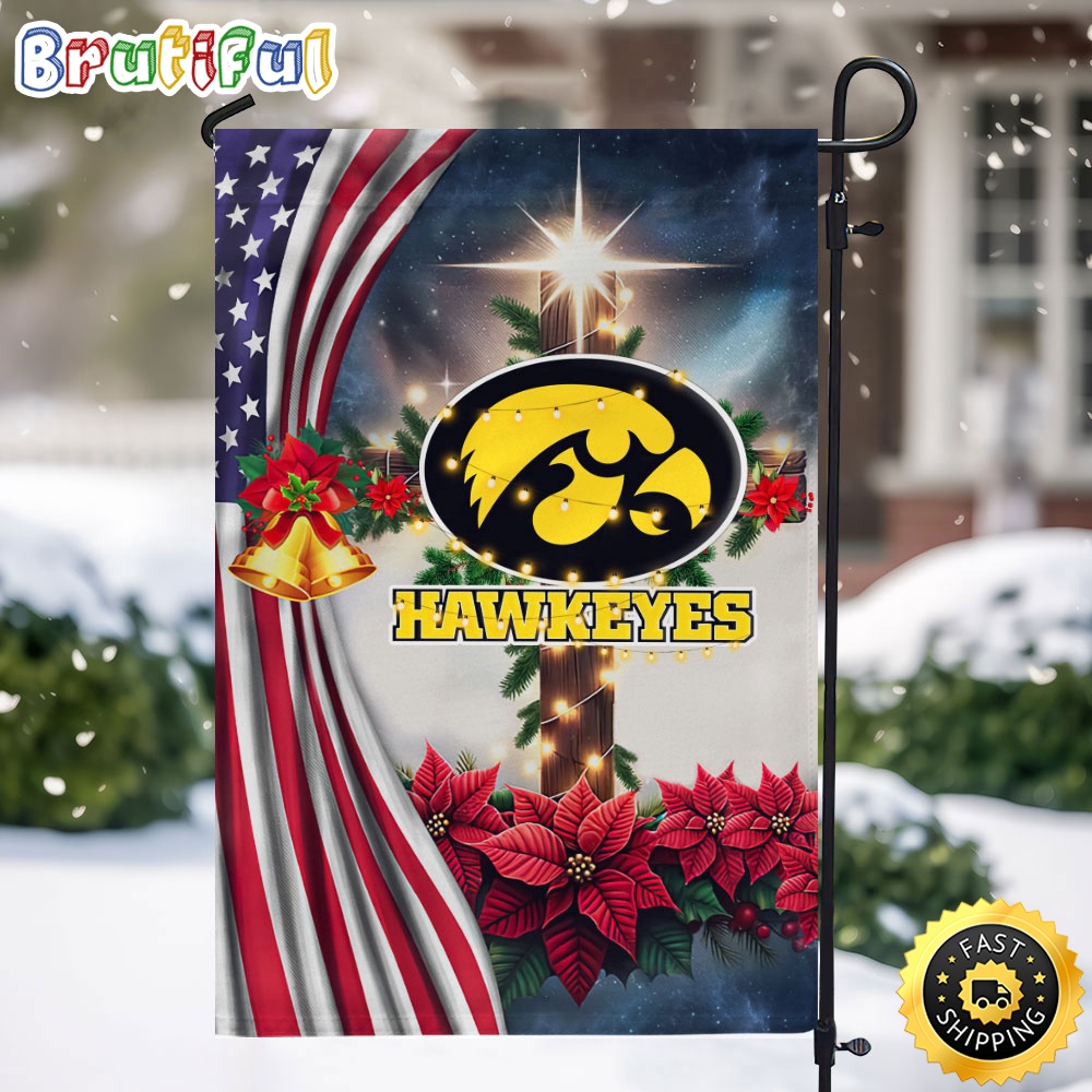 NCAA Iowa Hawkeyes Garden Flags Jesus Christ Christmas Ncaa Garden Flags 1 s4rysz.jpg