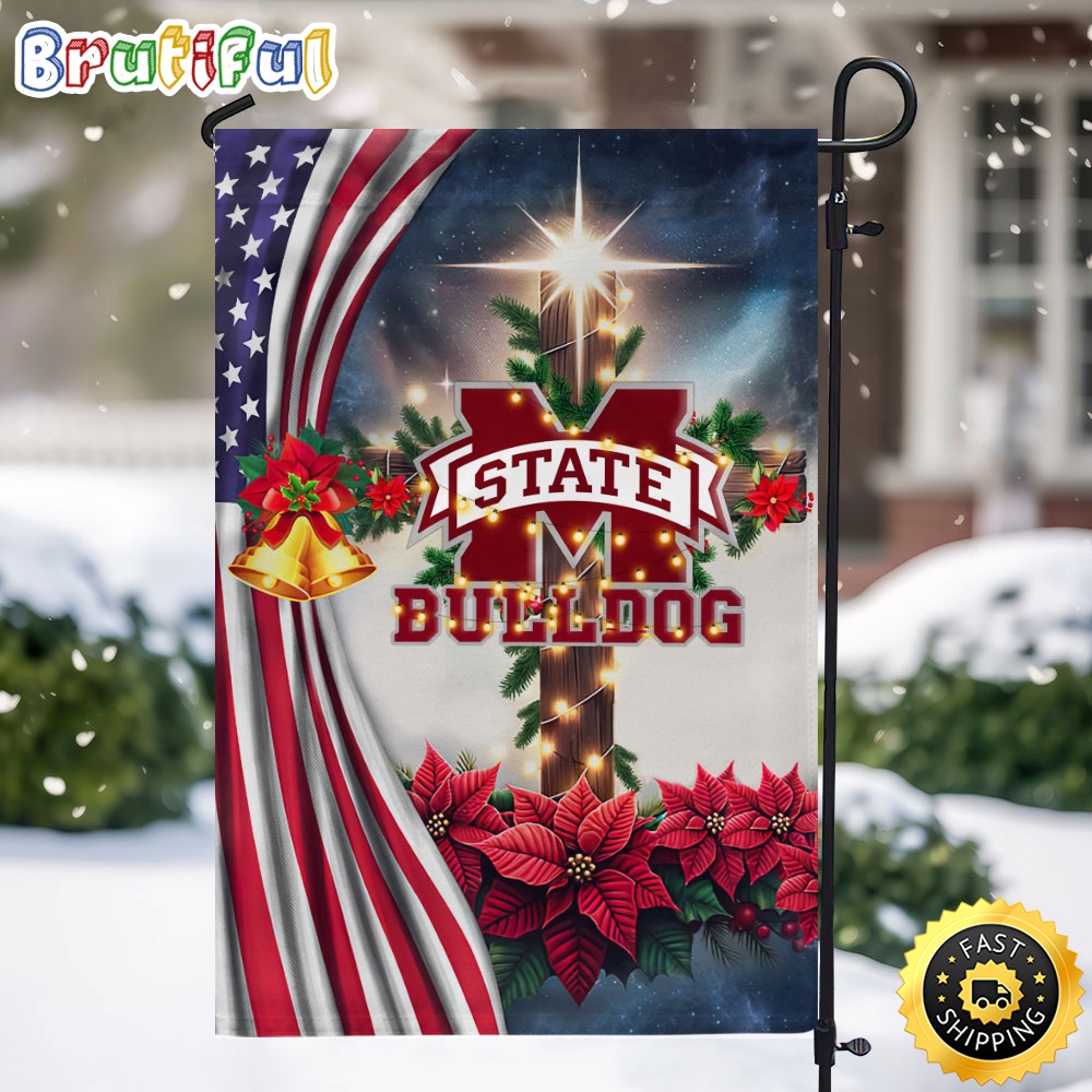 NCAA Mississippi State Bulldogs Garden Flags Jesus Christ Christmas Ncaa Garden Flags 1 t7hici.jpg