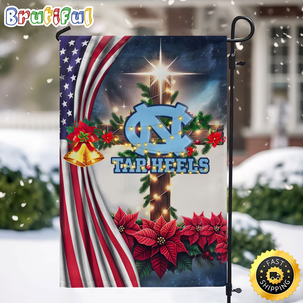 NCAA North Carolina Tar Heels Garden Flags Jesus Christ Christmas Ncaa Garden Flags 1 gj5xsa.jpg