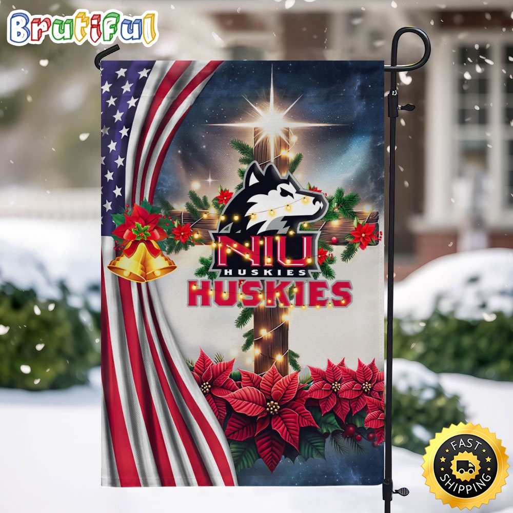 NCAA Northern Illinois Huskies Garden Flags Jesus Christ Christmas Ncaa Garden Flags 1 vfrw7f.jpg