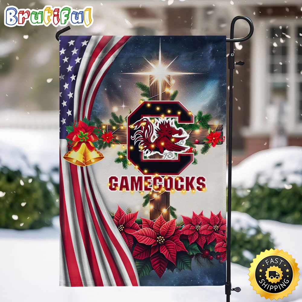 NCAA South Carolina Gamecocks Garden Flags Jesus Christ Christmas Ncaa Garden Flags 1 hhez4r.jpg