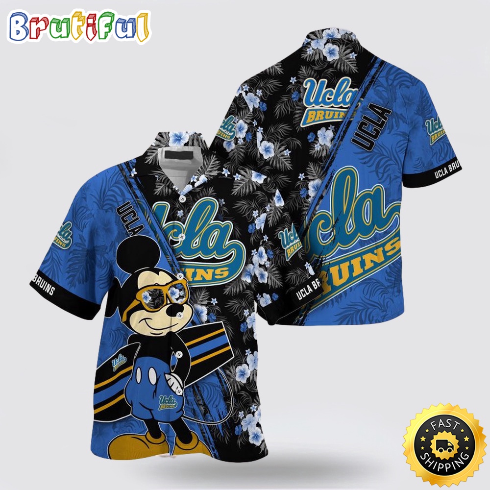 NCAA Ucla Bruins Hawaiian Shirt Mickey And Floral Pattern 1 j6fx04.jpg