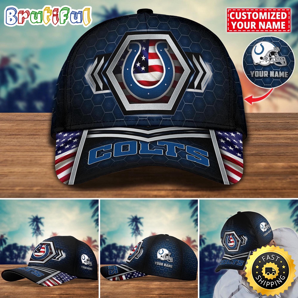 NFL Indianapolis Colts Baseball Cap Best Trending Custom Name Cap