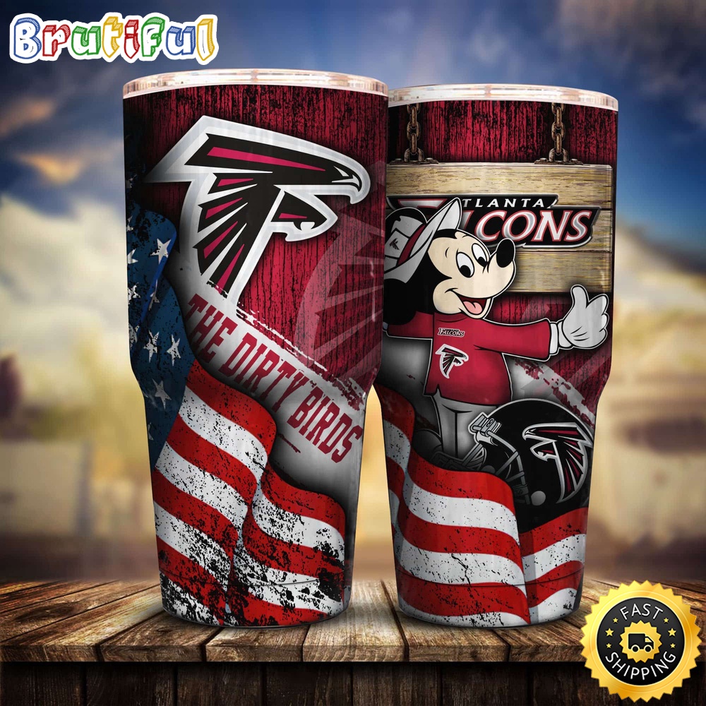 NFL Atlanta Falcons Tumbler Mickey Mouse Tumbler For Fans pqxs2n.jpg